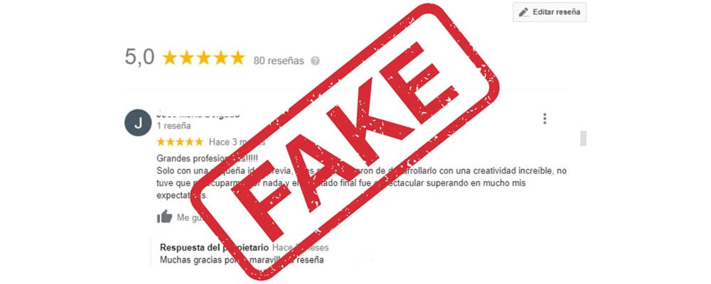 Reseñas Falsas en Línea
